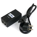 Ubiquiti POE-48, Gigabit PoE adapter 48V/0,5A (24W), pro UAP-PRO, RocketM5-Ti, včetně napájecího kab