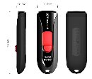Transcend 16GB JetFlash 590, USB 2.0 flash disk, černo/červený
