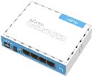 MikroTik RouterBOARD RB941-2nD, hAP-Lite, 650Mhz CPU, 32MB RAM, 4xLAN, 2.4Ghz 802b/g/n, ROS L4, case