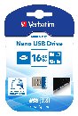 VERBATIM Store 'n' Stay NANO 16GB USB 3.0 modrá
