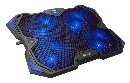 C-TECH Chladící podložka pro ntb Zefyros (GCP-01B), casual gaming, 17,3", modré podsvícení, reg