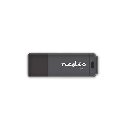 Nedis FDRIU332BK - Flash disk USB 3.0 | 32 GB | Čtení 80 MB/s / zápis 9 MB/s | Černá barva