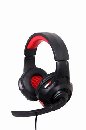 Gembird Sluchátka s mik GHS-U-5.1-01, gaming, 5.1 surround, černo-červená, USB