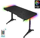 CONNECT IT NEO+ herní stůl s RGB podsvícením, ČERNÝ