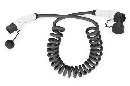 Digitus Jednofázový 32A nabíjecí kabel typ2/typ2, spirálový 10 m