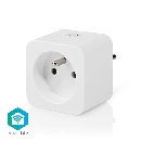 Nedis WIFIP121EWT - WiFi Chytrá Zásuvka |Typ E (CEE 7/6)| -10 - 45 °C | Android / IOS | Bílá