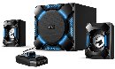 Genius repro GX GAMING SW-G2.1 1200 , Reproduktory, herní, 2.1, 36W, modré podsvícení, černé