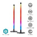 Nedis WIFILD10RGBW - Stolní Světlo| Wi-Fi | Tube | 600 lm | RGBIC / Teplé až chladné bílé | 2700 - 6