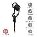 Nedis ZBLOS10RGBW3 - Venkovní světlo Smartlife| 3 x 90 lm | Zigbee 3.0 | 3 x 3 W | RGB | 2700 K | Hl