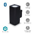 Nedis BTLOW05RGBW - Venkovní světlo Smartlife| 760 lm | Bluetooth® | 8.5 W | Teplé až chladné bílé |