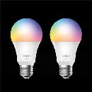 TP-Link Tapo L530E, Chytrá Wi-Fi LED žárovka, 2500-6500K, E27 - 2 kusy