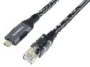 PremiumCord Ethernetový kabel USB-C -> LAN RJ45 10/100/1000 MBIT 1m