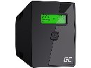 Green Cell Nepřerušitelný zdroj napájení UPS 800VA 480W s LCD displejem | VERZE EU | 2x zásuvky Schu