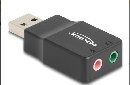 Delock Externí USB zvuková karta se zvukovým adaptérem Plug & Play se 2 x stereofonními konektor