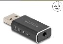 Delock USB Gaming DAC 24 Bit / 96 kHz High Res Audio