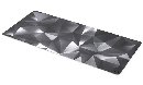 Endorfy Crystal Black XL Podložka pod myš, herní, 900×400×3mm, voděodolná, černá
