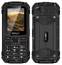 EVOLVEO StrongPhone Q1, vodotěsný odolný Dual SIM telefon, černý